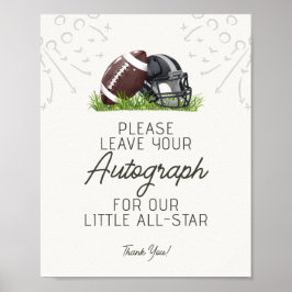 Guestbook Little All Star Autograph Poster