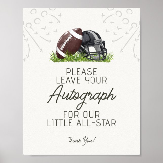 Guestbook Little All Star Autograph Poster (Framsidan)