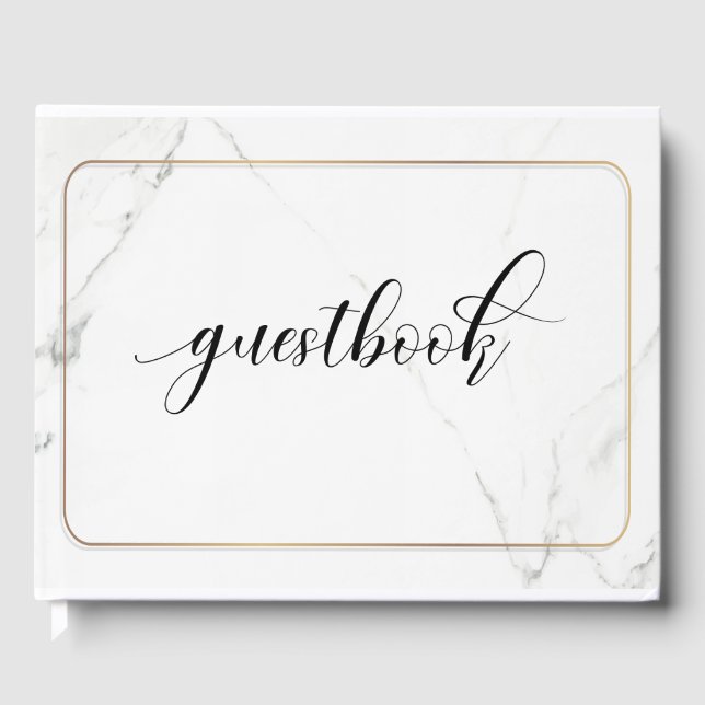 Guestbook | Marble Gästböcker (Framsida)