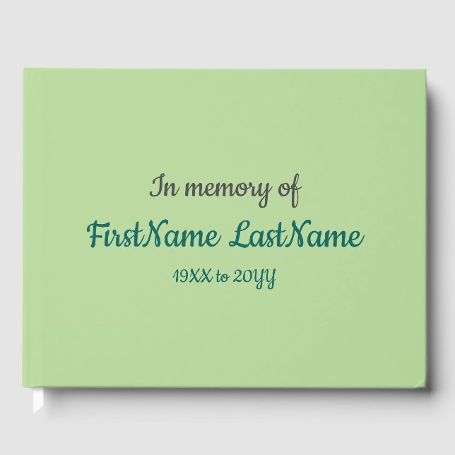 Guestbook med ansvarsfulla och enkla symboler gästböcker (Framsida)