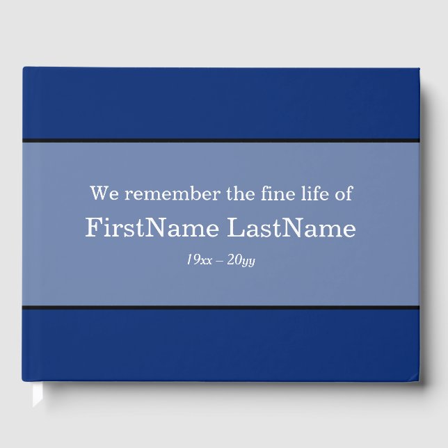 Guestbook med enkel och subducerad kummeltjänst gästböcker (Framsida)