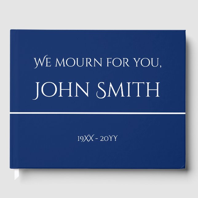 Guestbook med enkla minnen gästböcker (Framsida)