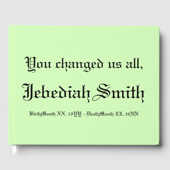 Guestbook med minimala och enkla symboler gästböcker (Framsida)