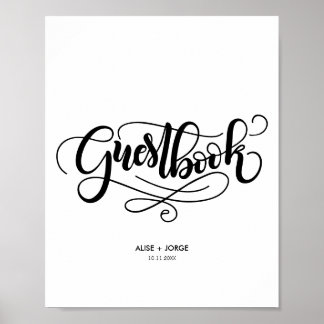 Guestbook - Personlig Poster