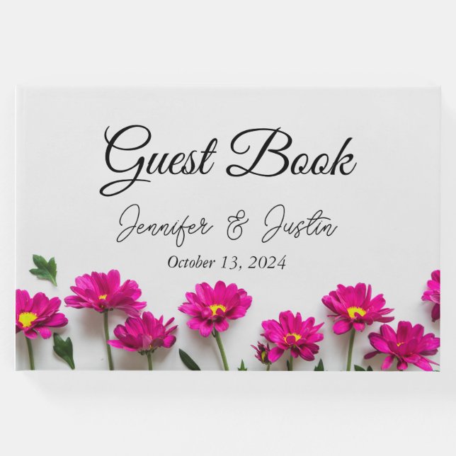 Guestbook Rosa Daisy Gästböcker (Framsida)