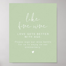Guestbook-tecken för LEAH Vibrant Pastel Vin Bröll Poster