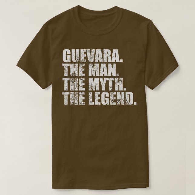 GuevaraGuevara Family namn Guevara, efternamn Guev T Shirt (Design framsida)