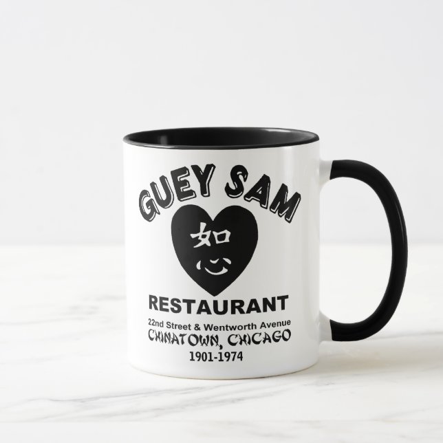 Guey Sam Restaurant, Chinatown, Chicago, IL Mugg (Höger)