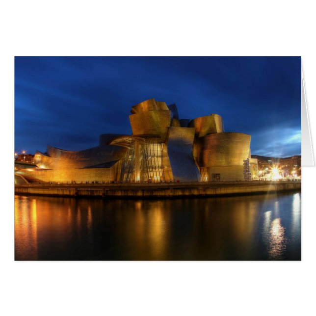 Guggenheim - Bilbao, Spanien Hälsningskort (Framsidan Horizontal)