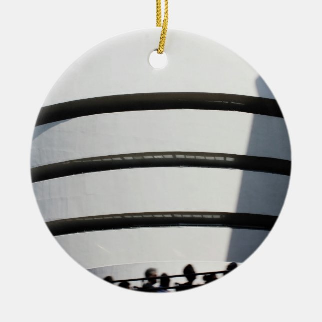 Guggenheim i NYC Julgransprydnad Keramik (Framsidan)