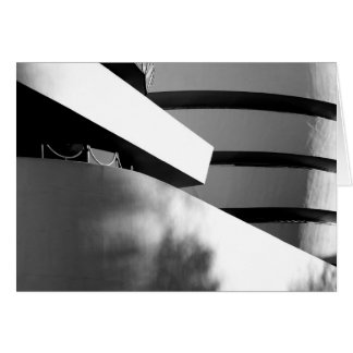 Guggenheim inslag hälsningskort