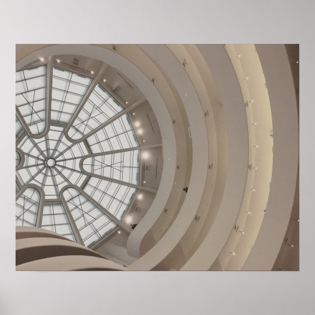 Guggenheim Museum Ceiling i New York City Poster (Framsidan)