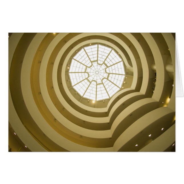 Guggenheim museum hälsningskort (Framsidan Horizontal)