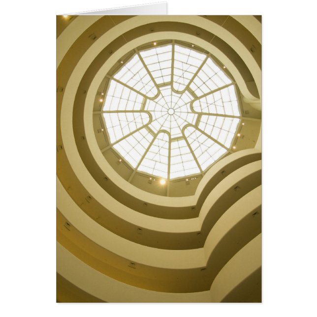 Guggenheim museum hälsningskort (Framsidan)