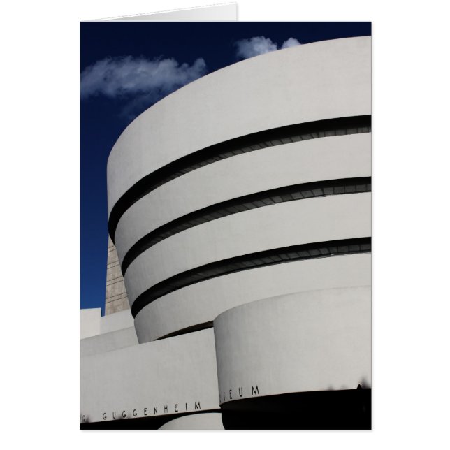 Guggenheim New York City Hälsningskort (Framsidan)