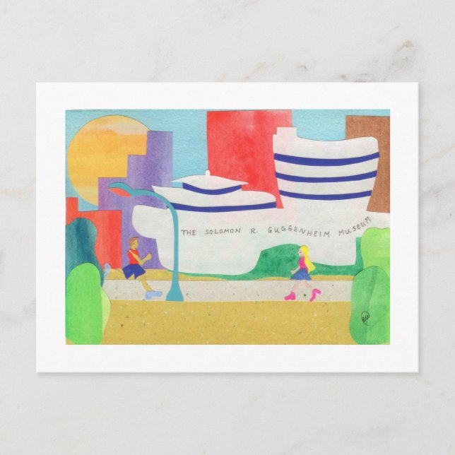Guggenheim Vykort (Framsida)