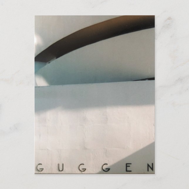 guggenheim vykort (Framsida)