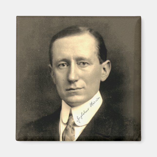 Guglielmo Marconi Magnet (Framsidan)