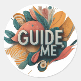 Guid mig runt klistermärke