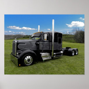 Guida Kenworth W900L Poster