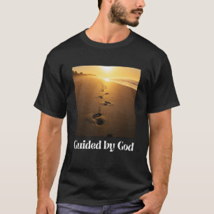 Guidad av Gud - Steg av Faith T Shirt