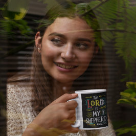 Guidade av herdens ljus kaffemugg