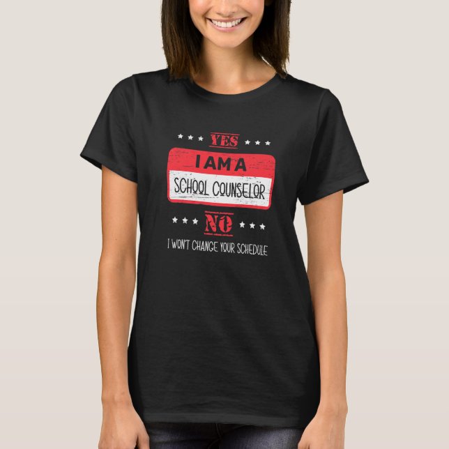 Guidance Counsel Student Counseling Programs T Shirt (Framsida)
