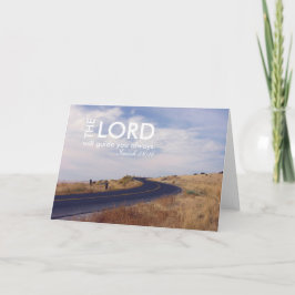 Guidance Motivational Faith Greeting Card Kort