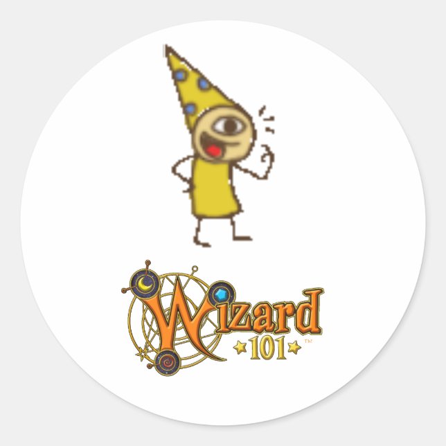 Guide101 Myth Doodle Stickers Runt Klistermärke (Framsida)