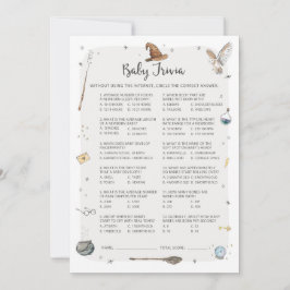 Guide Baby Shower Baby Trivia-spel Inbjudningar