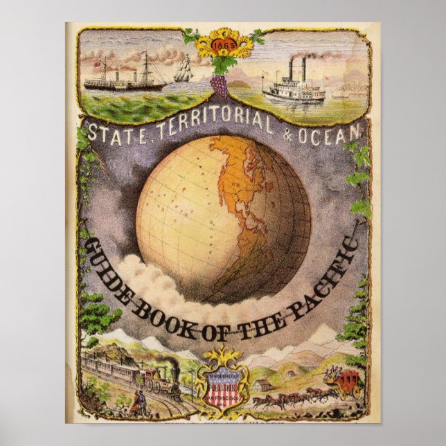 Guide Bok i Stillahavsområdet Poster (Framsidan)