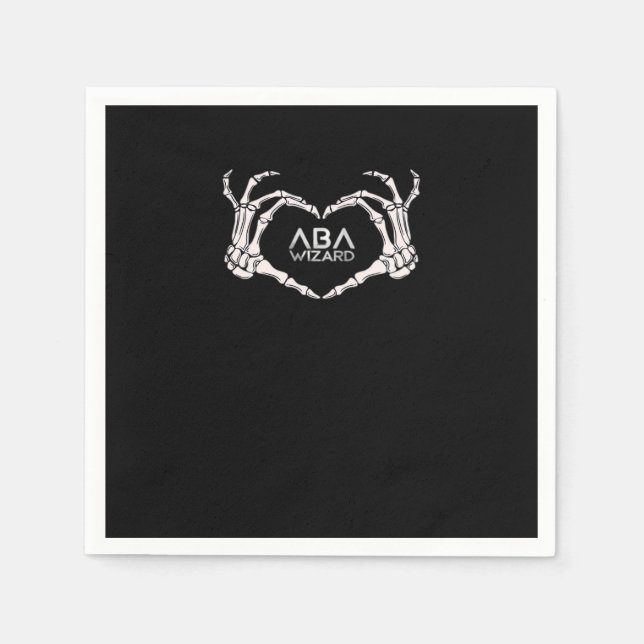 Guide Classic - Skeleton Händer Heart Pappersservett (Framsidan)