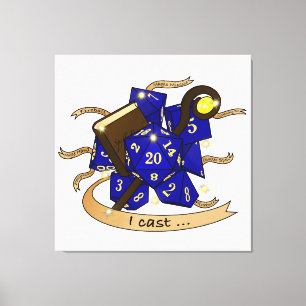 Guide Dice Design Canvastryck
