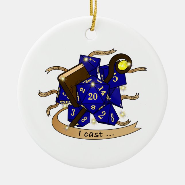 Guide Dice Design Julgransprydnad Keramik (Framsidan)