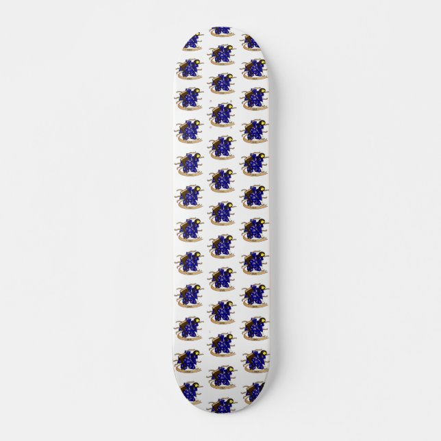 Guide Dice Design Mini Skateboard Bräda 18,5 Cm (Framsida)