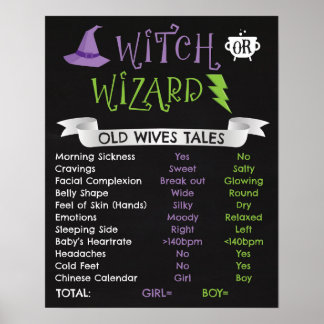 Guide eller Witch-Gender Visa gammal Wives Tales-s Poster