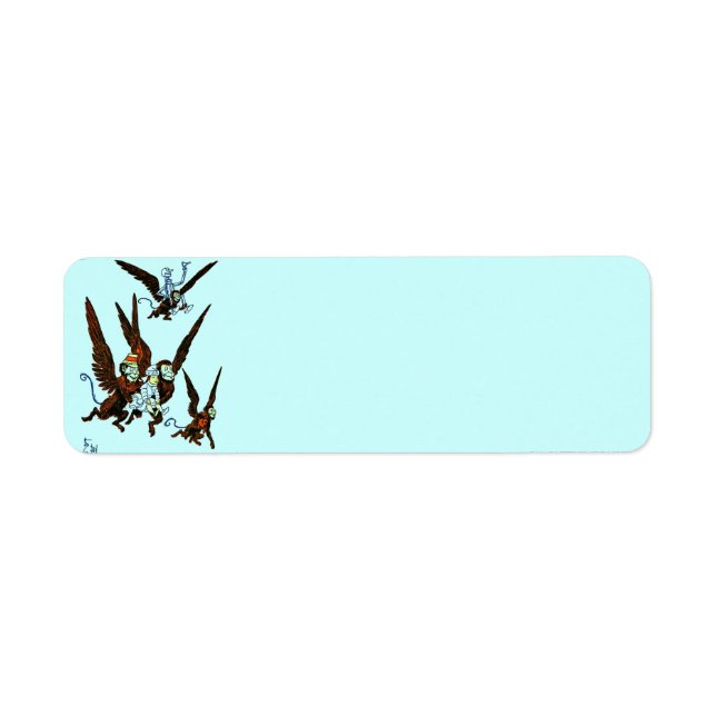 Guide för Oz-adressetikett Returadress Etikett (Framsidan)