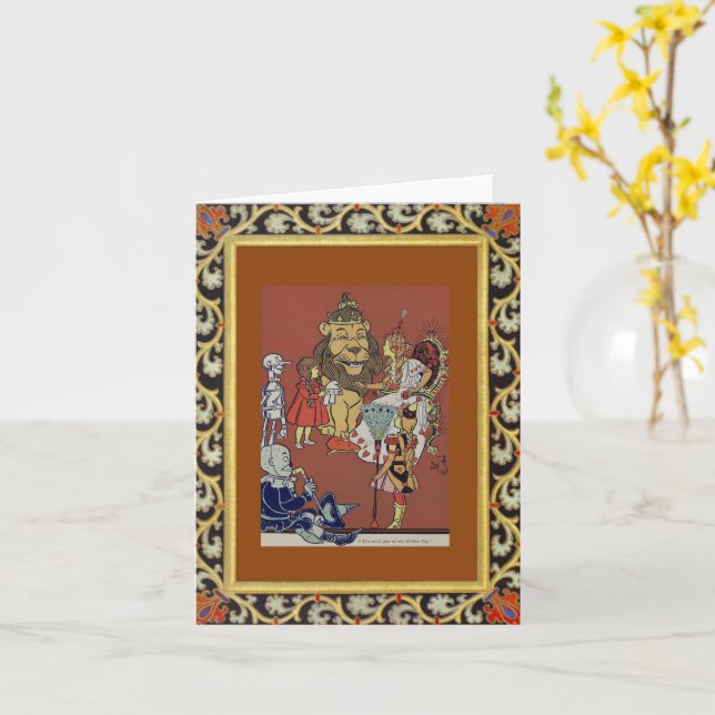 Guide för Oz-hälsningskort Kort (Gul blomma)