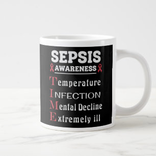 Guide för Sepsis Awareness T.I.M.E. Jumbo Mugg
