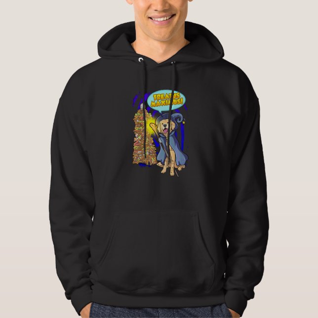 Guide Hund Golden Retriever Magic Trollspö Casting Hoodie (Framsida)