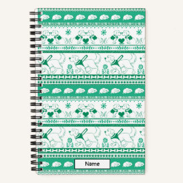 Guide Hund Tale Golden Mönster - Grönt - liten