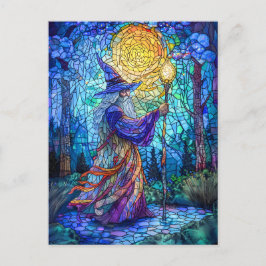 Guide i skogen med Magic Vykort