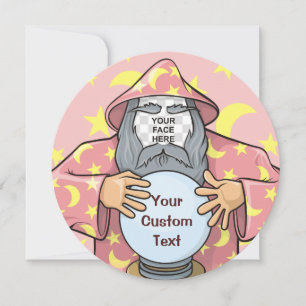 Guide med ansikte inbjudningar