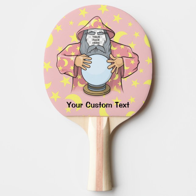 Guide med ansikte pingisracket (Framsidan)