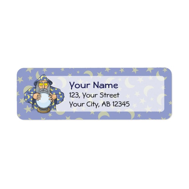 Guide med Boll Returadress Etikett (Framsidan)