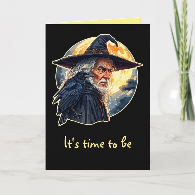 Guide med en råg - Halloween Fläkt Roligt 2 Kort (Framsida)