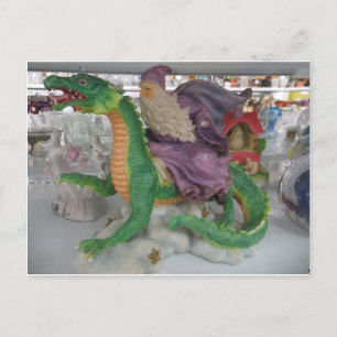Guide Riding Dragon Vykort