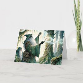 Guide som visar en ny stavning "Grattis på födelse Kort