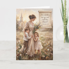Guided by Her Light Mother's Day Card Kort