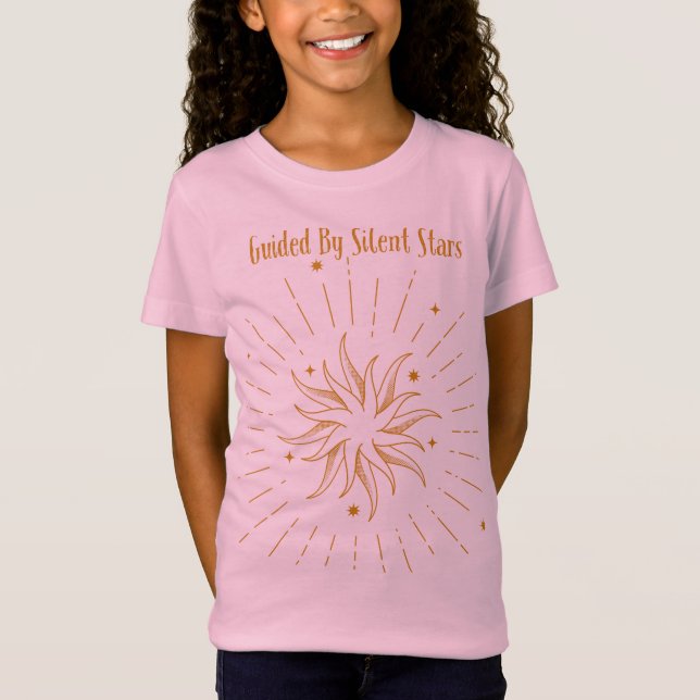 Guided By Silent Stars Shirt Celestial Holiday  T (Framsida)
